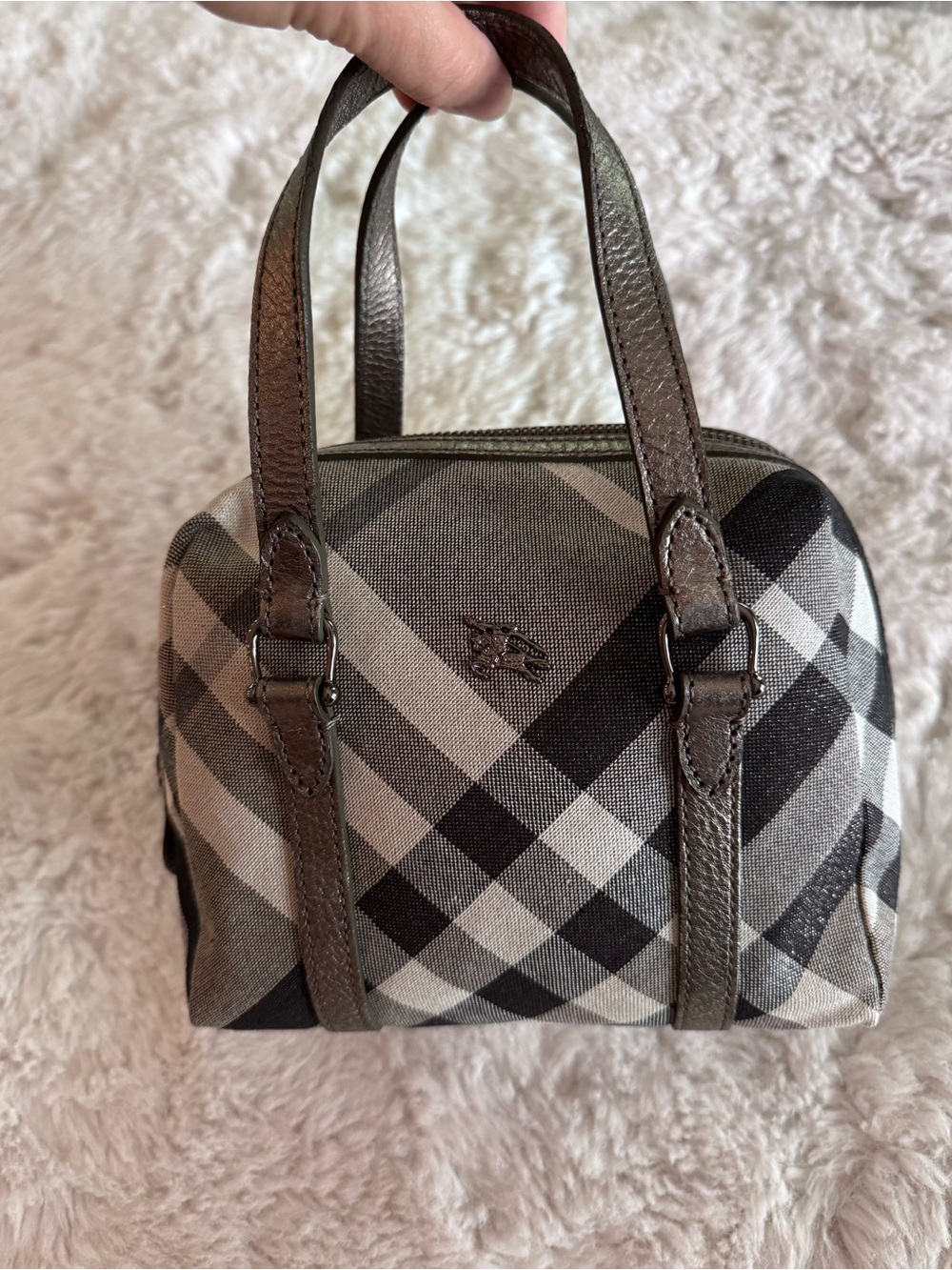 Burberry Shimmer Tote Handbag